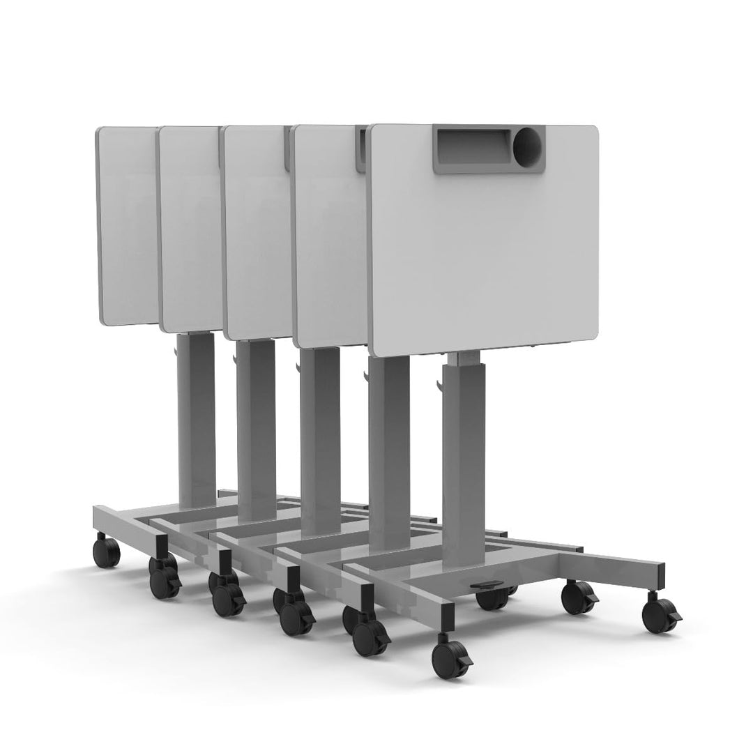 LUXOR STUENT-P-TILT Pneumatic Adjustable Height Flip Top Student esk/Nesting - Diamond Home USA