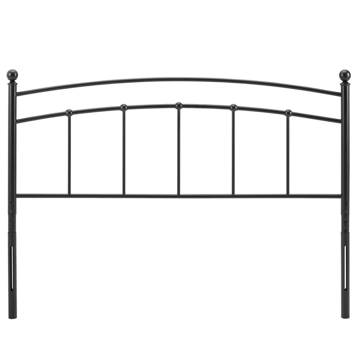 Modway Abigail Queen Metal Headboard in Black - Diamond Home USA
