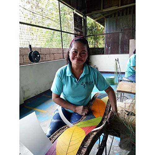 Handmade Gold and Aqua Dragonfly Wall Decor (Philippines) - 16 X 1 8 Blue - Diamond Home USA