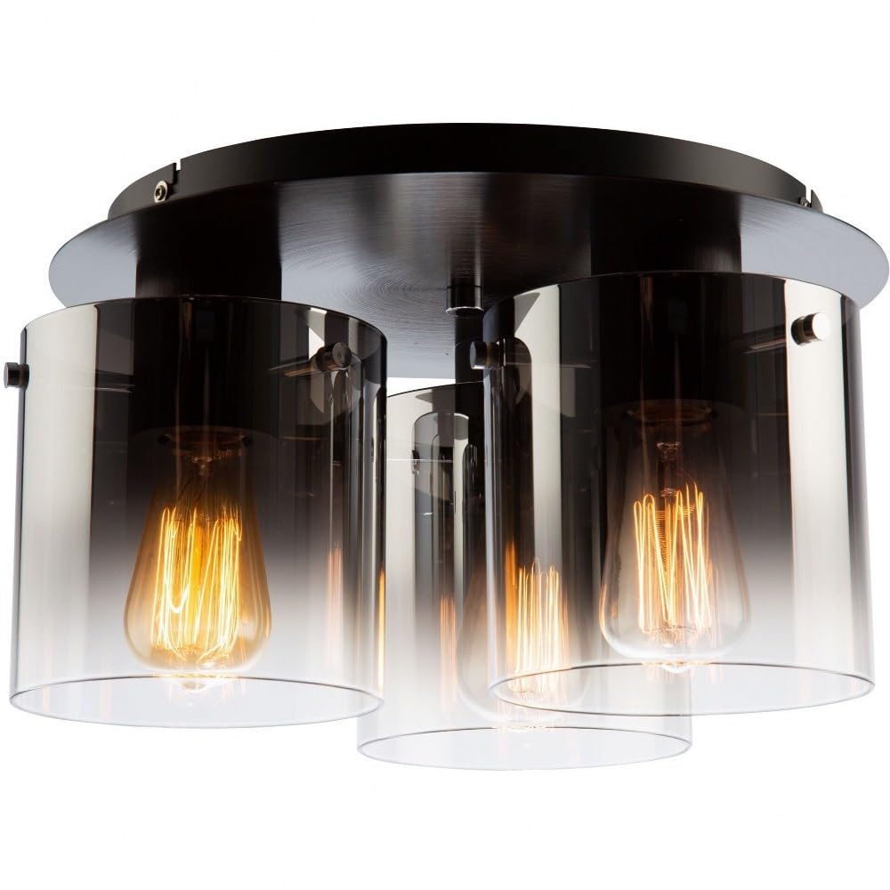 Artcraft AC11524SM Transtonal Three Lght Flush Mount from Henley collecton - Diamond Home USA