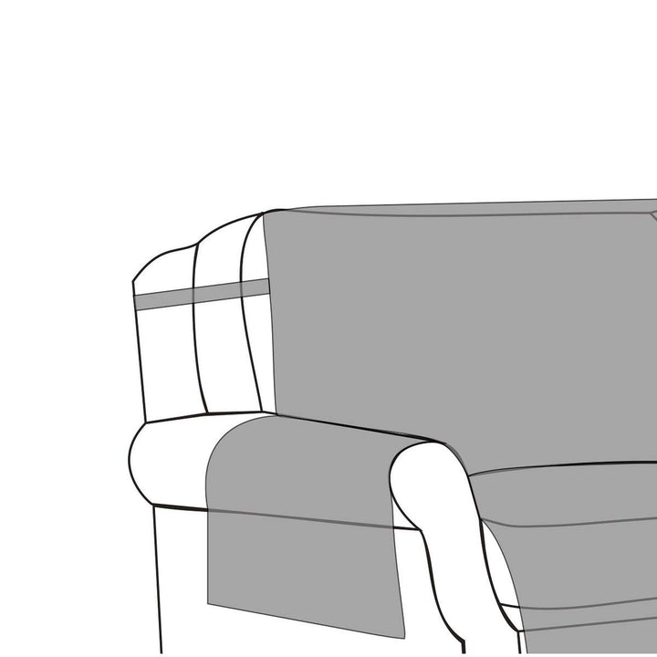 Barefoot Bungalow Gold Rush Loveseat Protector Sunset - Diamond Home USA