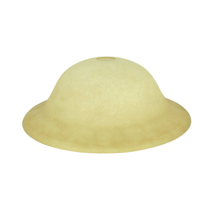 Amber Replacement Glass Shade 15-1/2" Dia. Yellow Transitional