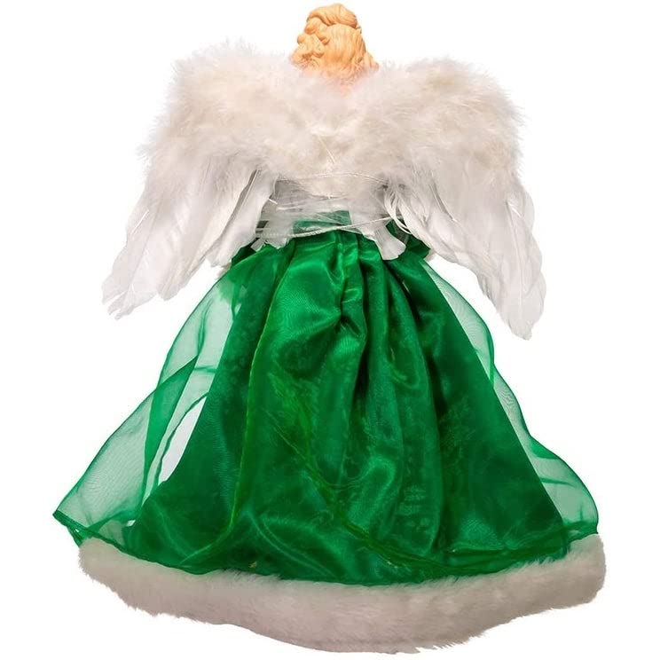 16-inch Ul 10-Light Irish Angel Treetop 16" - Diamond Home USA