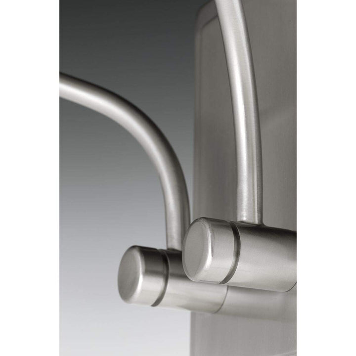 2-Light Brushed Nickel Sconce Grey Glam Steel - Diamond Home USA