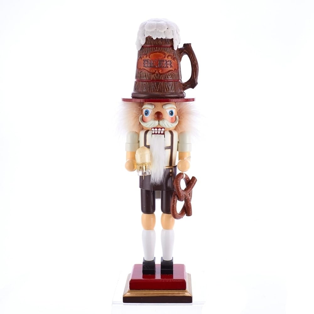 17.5-inch Hollywood Beer and Pretzel Nutcracker