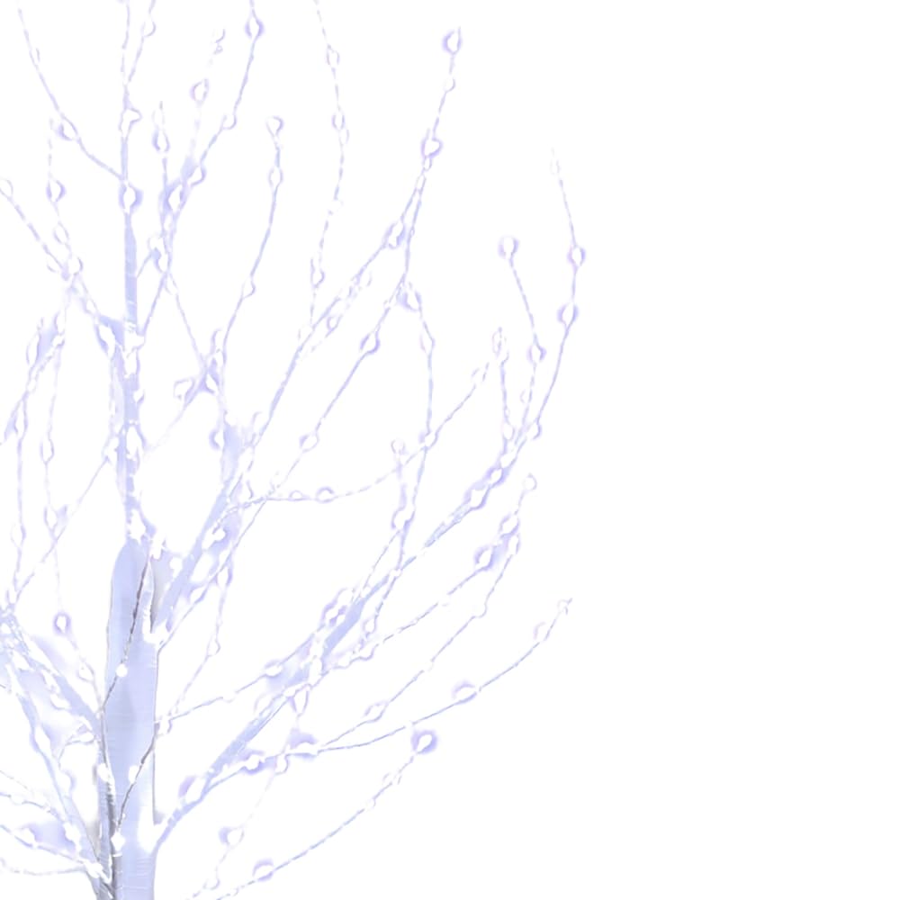 Kurt S. Adler Winter White Twig 300-Light Cool Fairy LED Tree 3-Foot - Diamond Home USA