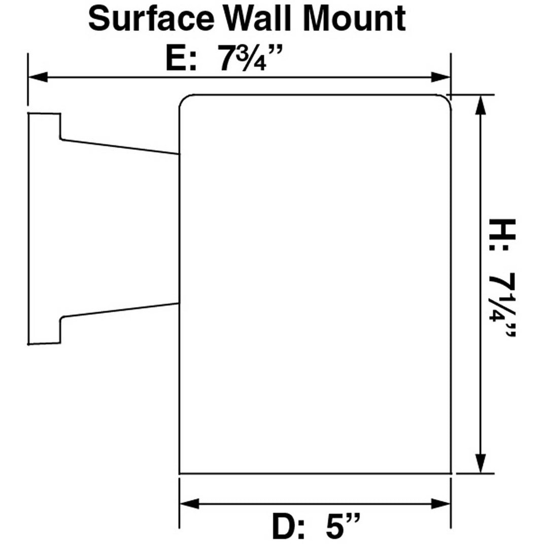 Volume Lighting V9225-20 Volume Lighting V9225 Single Light 7" Tall LED - Diamond Home USA