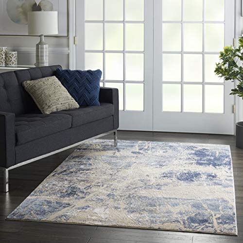 Mina Victory Life Styles Large Chevron Navy 20" x 20" Throw Pillow - Diamond Home USA