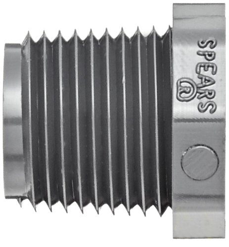 Spears 839 Series PVC Pipe Fitting Bushing Schedule 80 3" NPT Male x 2" NPT - Diamond Home USA