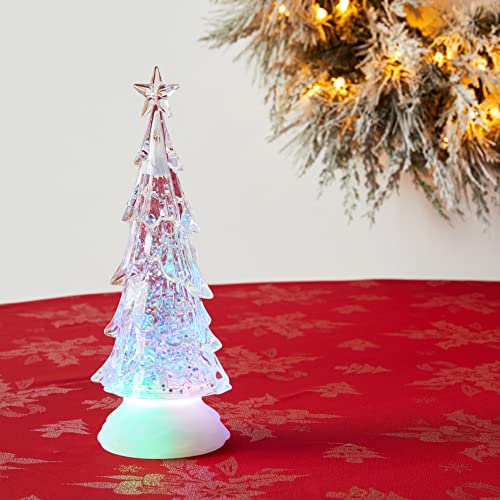 Kurt S. Adler Kurt Adler 10-Inch Battery-Operated LED Lit Tree with Water - Diamond Home USA