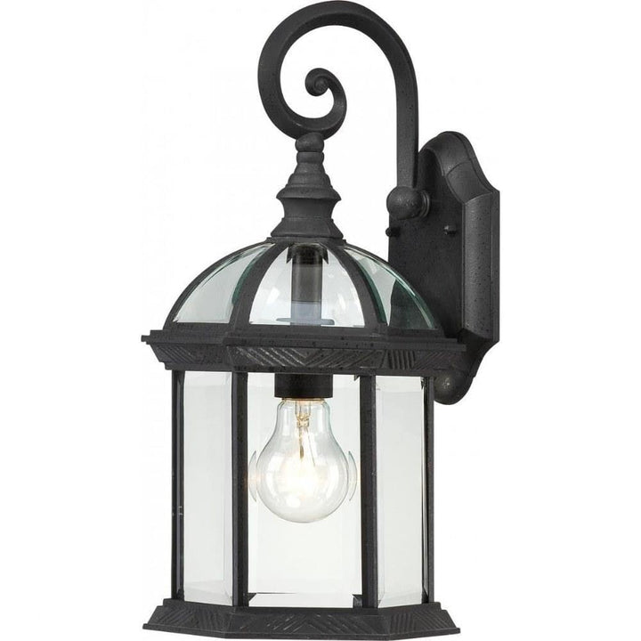Nuvo 60/3496 One Light Outdoor Wall Mount Black