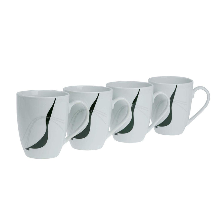 Carnival 16pc Soft Square Porcelain Dinnerware Set - Diamond Home USA