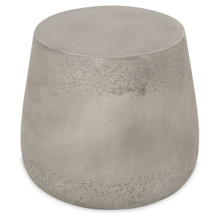 Noble House Orion Outdoor Lightweight Concrete Accent Side Table in Gray