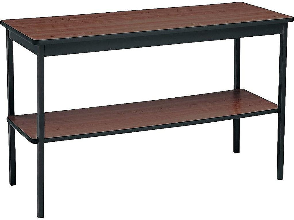 Barricks UTS1848A Utility Table with Bottom Shelf Rectangular 48w x 18d x 30h - Diamond Home USA