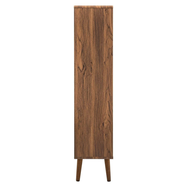 Modway EEI-5743-WAL Transmit 31" Wood Bookcase Walnut - Diamond Home USA