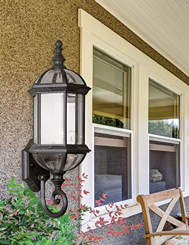 Trans Globe Lighting TG4180 BK Traditional One Wall Lantern Exact Size - Diamond Home USA