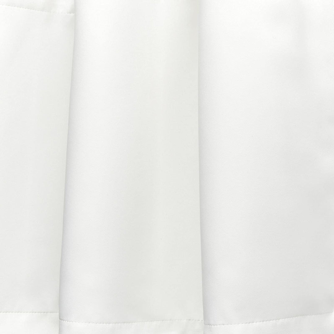 Exclusive Home Sateen Twill Woven Room Darkening Blackout Grommet Top Valance Vanilla - Diamond Home USA