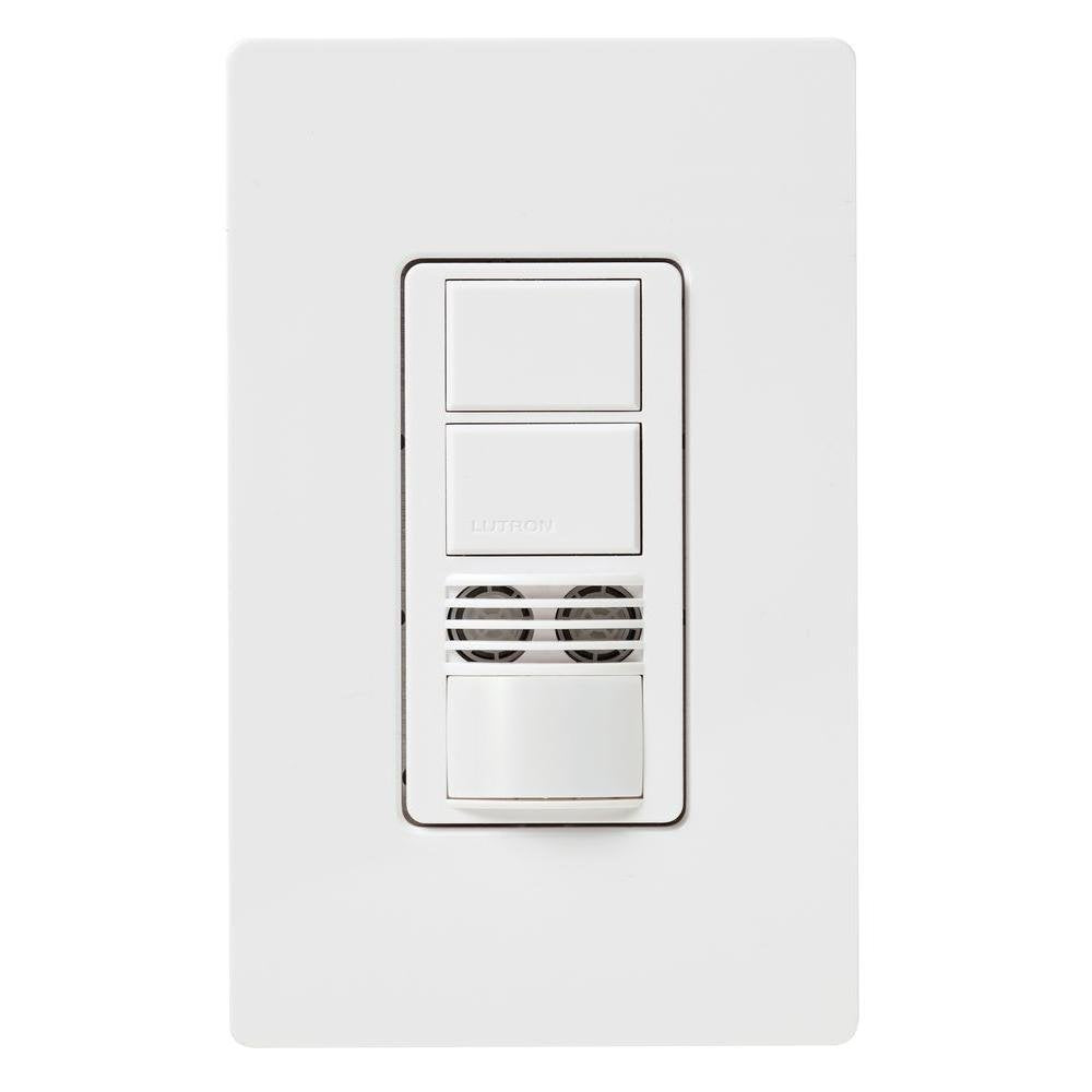 Lutron MS-A202-WH Maestro Dual Tech Dual Circuit Occupancy Sensor Switch no - Diamond Home USA