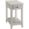 Acme Bertie End Table in White White - N/A