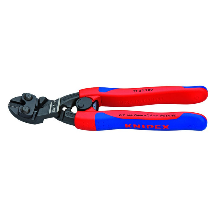 KNIPEX 7122200 Comfort Grip Angled High Leverage Cobolt Cut Red - Diamond Home USA