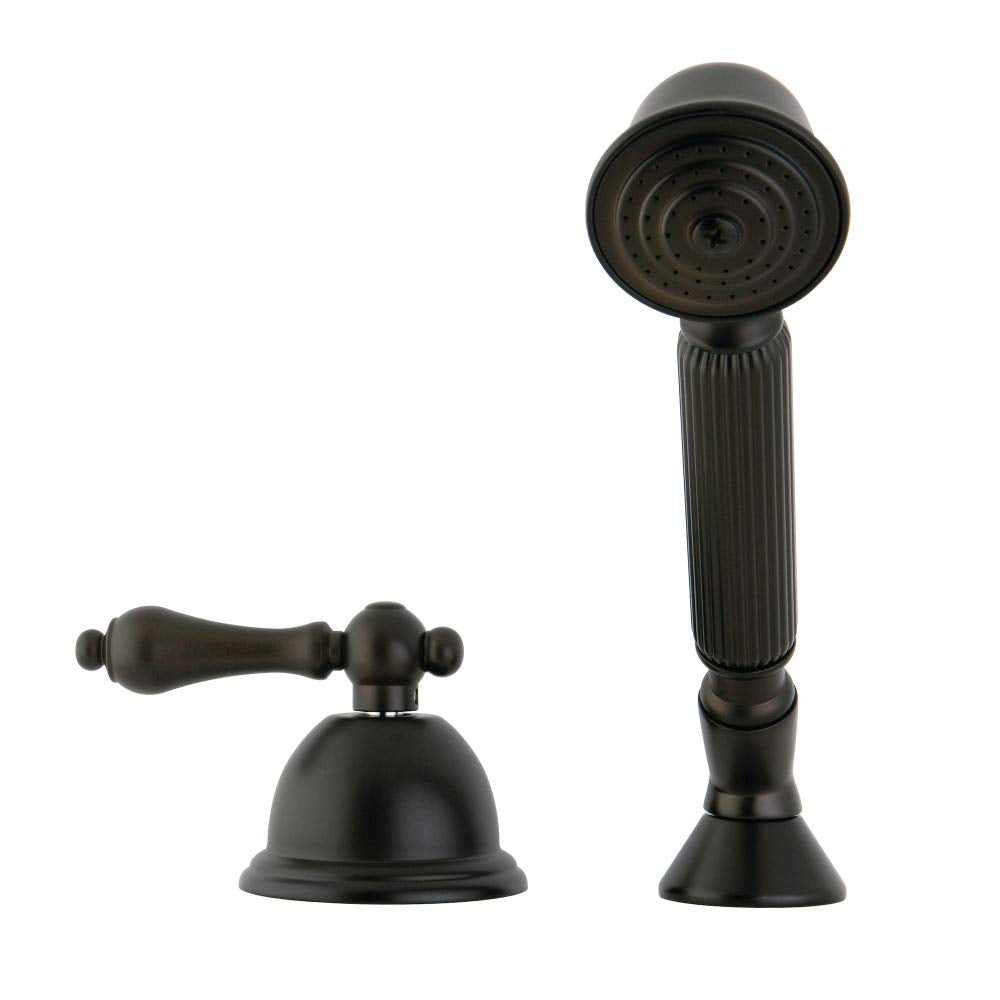 Kingston Brass KSK3355ALTR Vintage Deck Mount Hand Shower with Diverter for Oil Rubbed Bronze