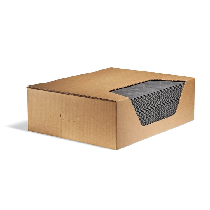 New Pig Absorbent Mat Pad in Dispenser Box (50)-22 oz Absorbency Pads Absorbs