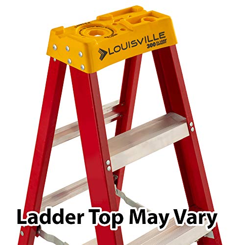 Louisville Ladder 4-Foot Fiberglass Step Ladder 300-Pound Load Capacity Type - Diamond Home USA