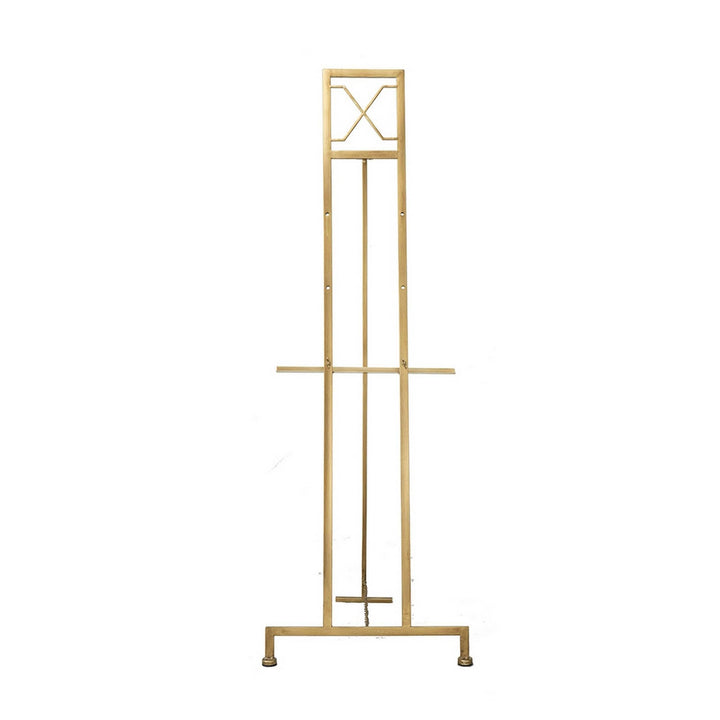 70 Inch Easel Stand Gold Iron Frame Free Standing Large Modern Contemporary - Diamond Home USA