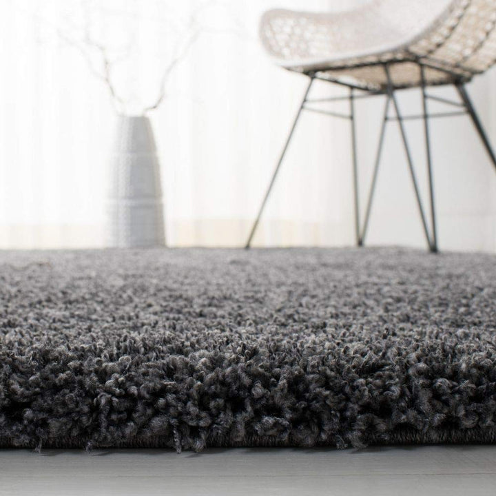 SAFAVIEH California Shag Collection Runner Rug - 2'3" x 13' Dark Grey - Diamond Home USA