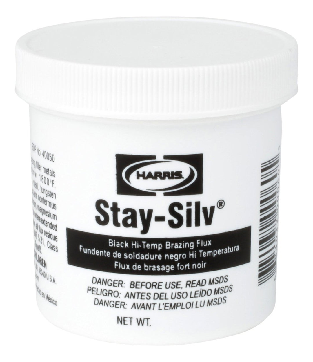 HARRIS SSBF5 Stay Silv Brazing Flux 5 lb. Jar Black