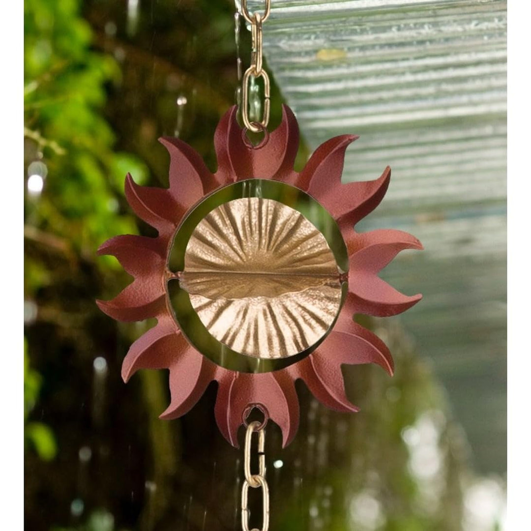 Rain Chain Sun Brown - Diamond Home USA
