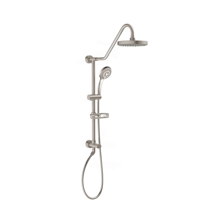 PULSE ShowerSpas 1011-III-BN Kauai III Shower System with 8" Rain Showerhead Brushed nickel