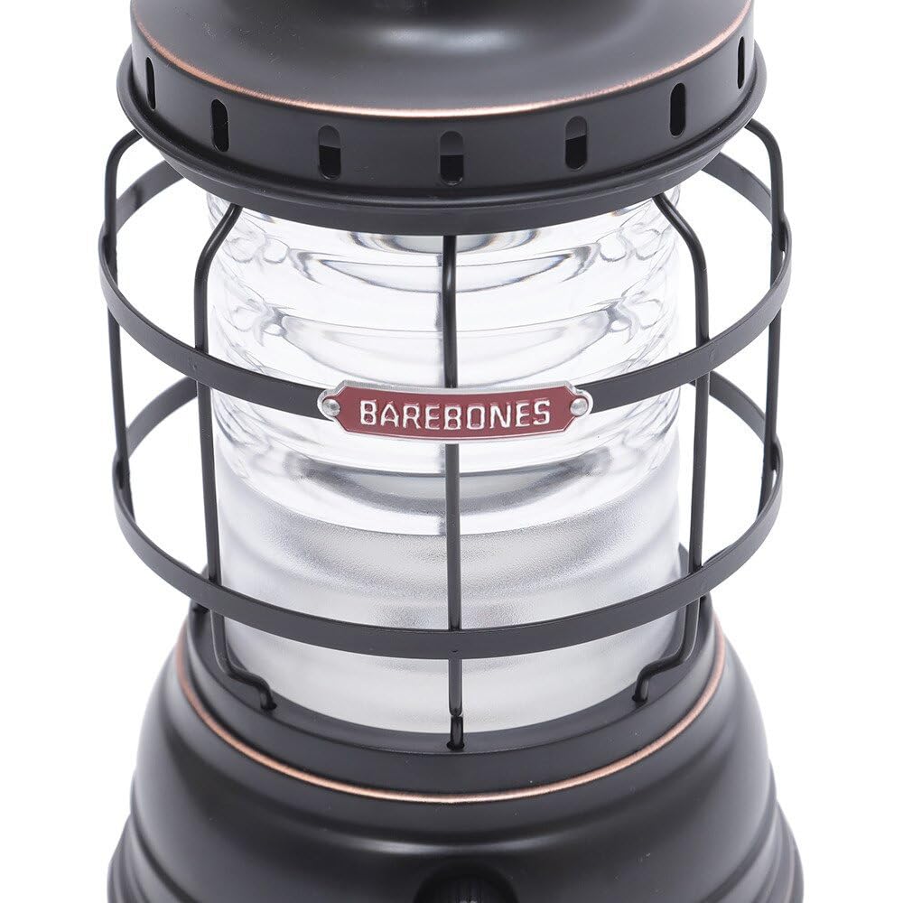 Barebones Bronze Forest Lantern - Vintage Rechargeable Adjustable Brightness - Diamond Home USA