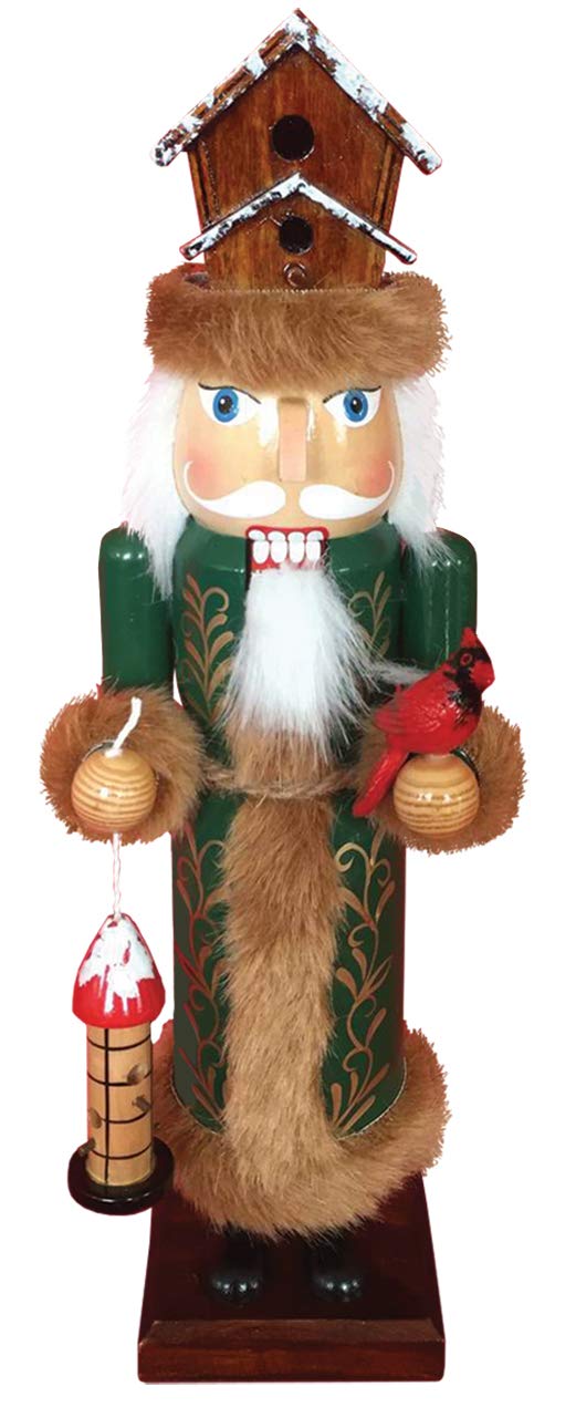 14" Birdhouse Nutcracker