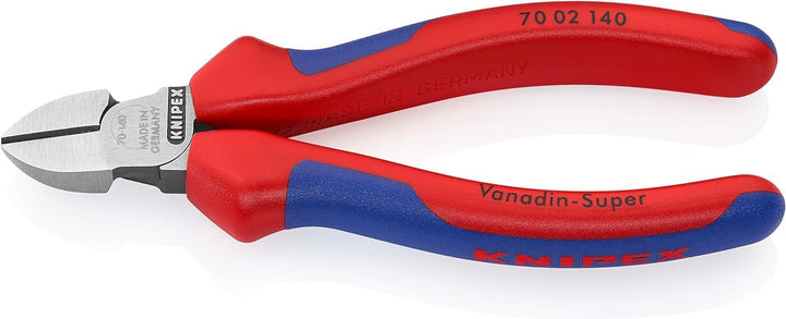 Knipex 70 02 140 SB Diagonal Cutter 5 51" with soft handle in blister packaging