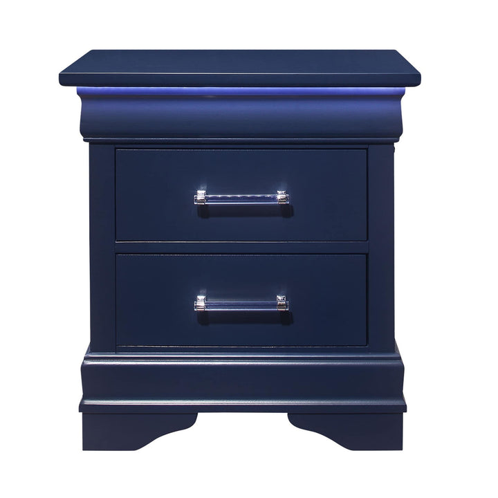Global Furniture USA Blue Nightstand