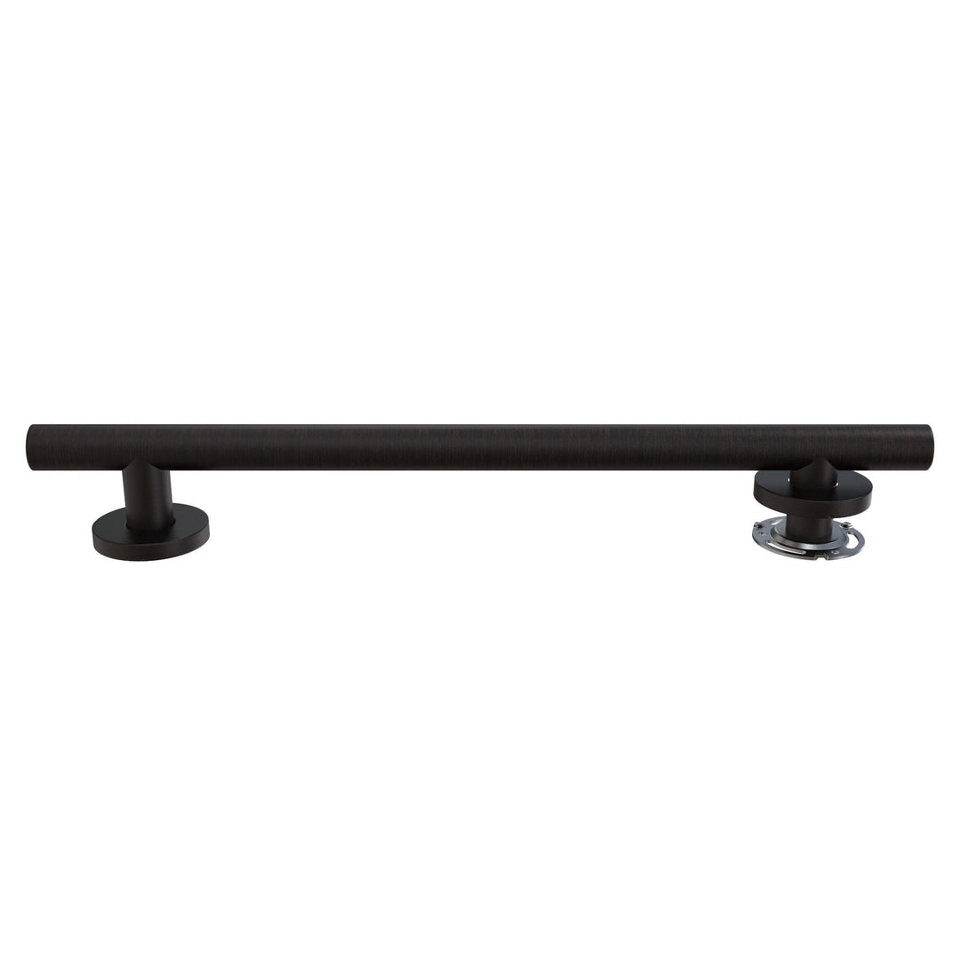 Plumb Pak GB2023-24VB Decorative Recessed Flange Grab Bar 24-Inch Oil Rubbed - Diamond Home USA