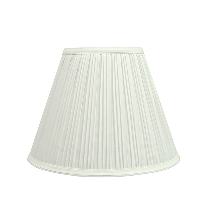 Aspen Creative 59101 Transitional Pleated Empire UNO Lamp Shade Off White 5" Top - Diamond Home USA