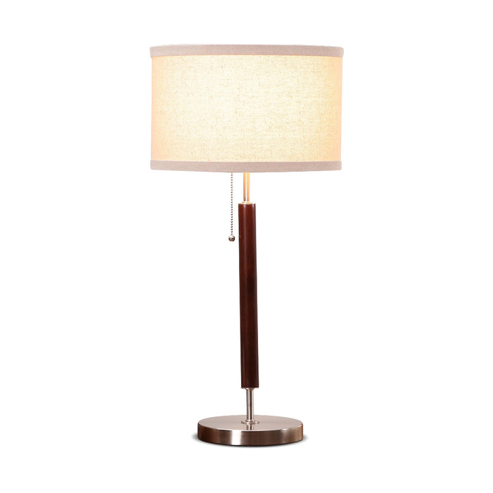 Led Table Lamp Brown. Brown Mid-Century Modern Bulbs Included Dimmable Energy
