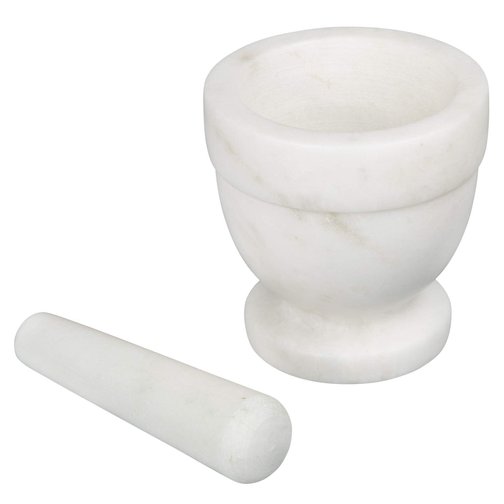 Creative Home Natural Marble Mortar and Pestle Set Spice Grinder Guacamole - Diamond Home USA