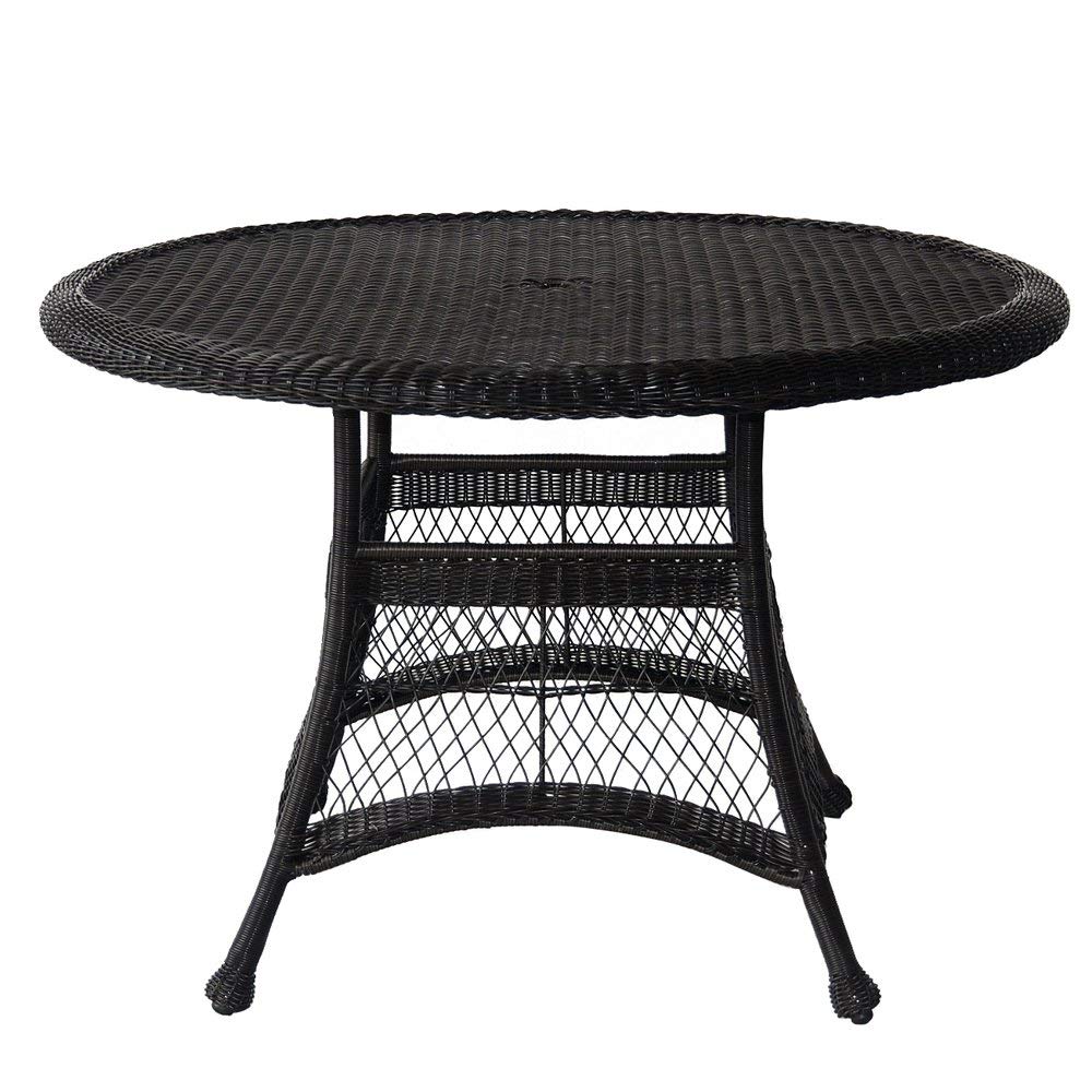 Jeco Wicker Round Dining Table 44"