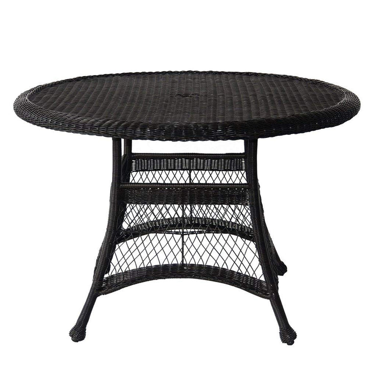 Jeco Wicker Round Dining Table 44"