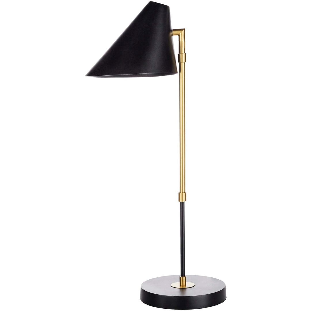 Black Metal Table Lamp Modern Contemporary Bulbs Included - Diamond Home USA
