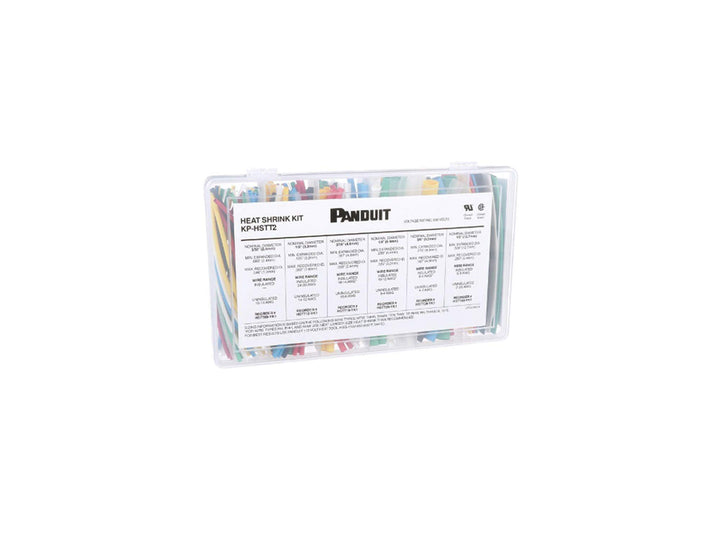 Panduit KP-HSTT2 Heat Shrink Kit Box - Plastic Case Various Sizes Various Colors - Diamond Home USA