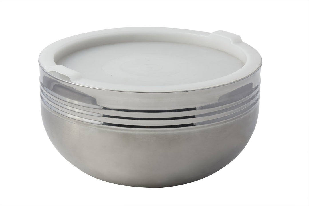 Bon Chef 9316 Stainless Steel 3 Wall Cold Wave Bowl with Stacking Cover 7
