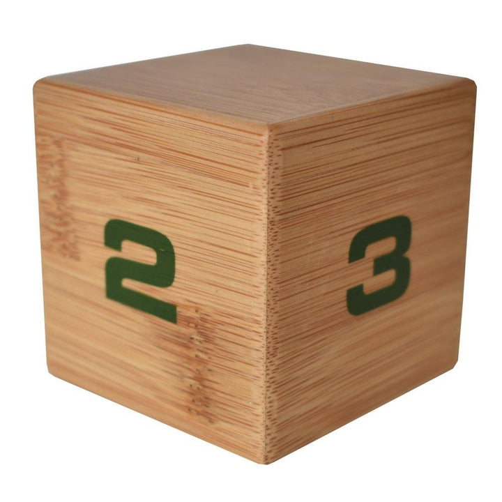 The Miracle TimeCube Timer Natural Bamboo Wood 1 2 3 and 4 Minutes for Time