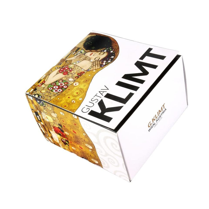 The Tree of Life G.Klimt Porcelain Mug in A Gift Box Multi Color Textured - Diamond Home USA