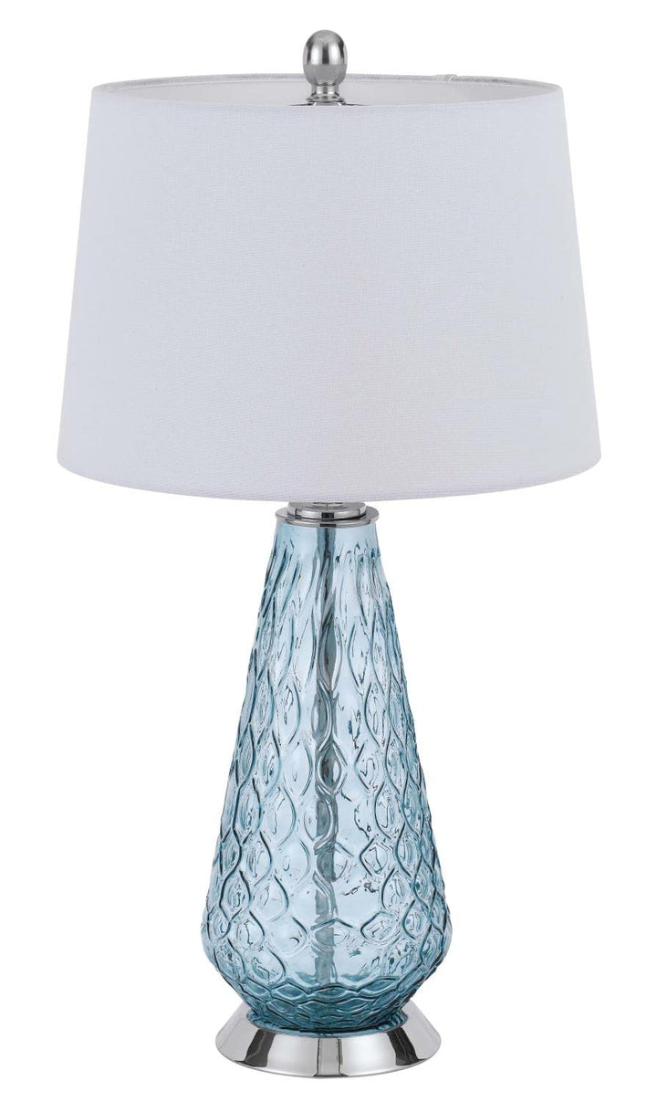 Cal Lighting BO-2997TB Table Lamp Aqua Blue