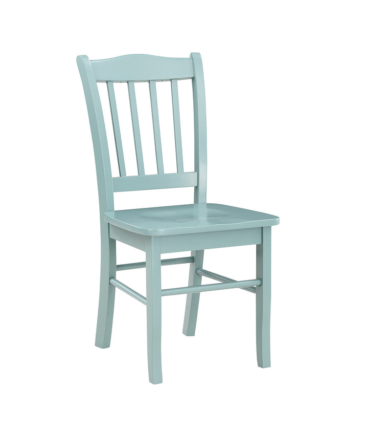 Boraam Colorado Shaker Dining Chairs Set of 2-Walnut 17" L x 21" W x 36" H Aspen - Diamond Home USA