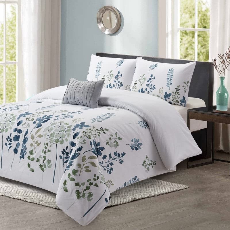Meadow Walk 4pc Comforter Set Microfiber Polyester- Includes 1 + 2 Shams +1